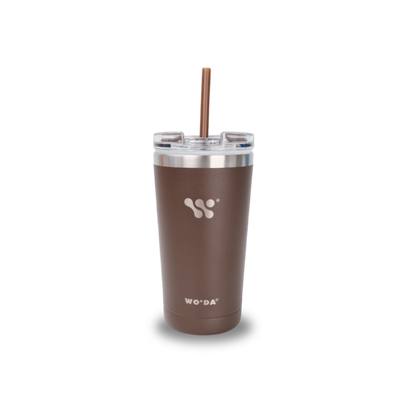 Straw Lid Mocha 16oz