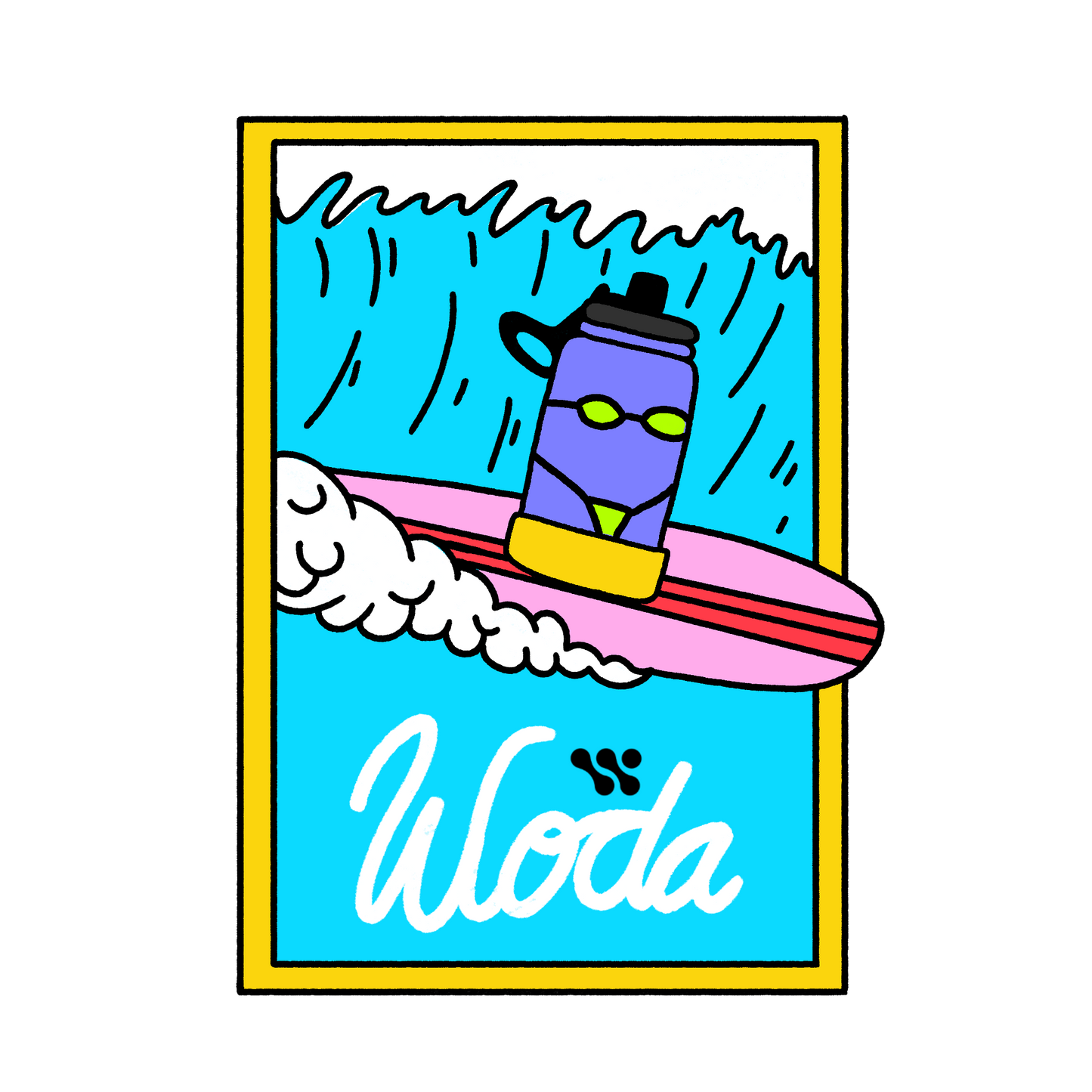 MOOD Sticker Woda Surf